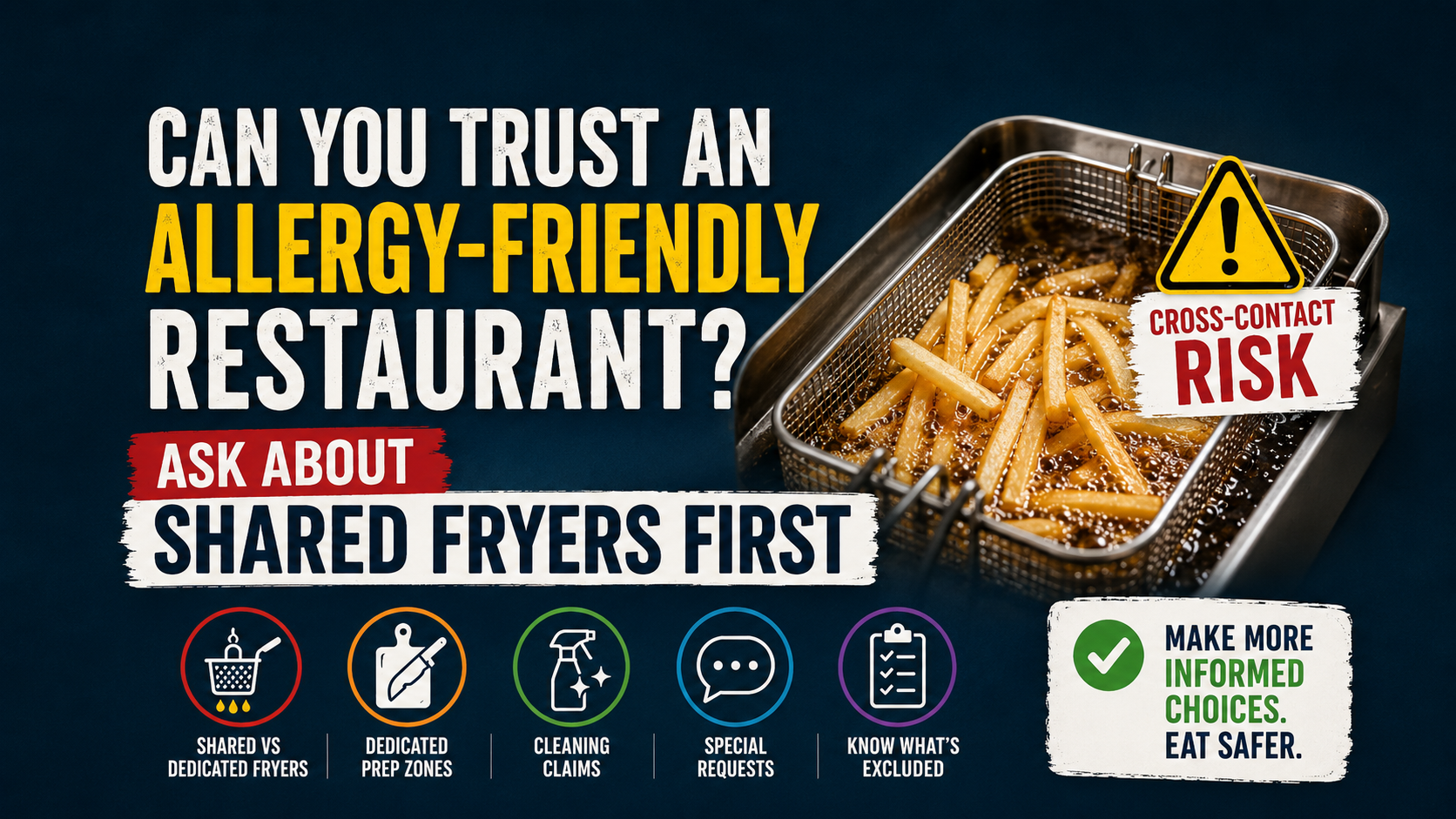 Can You Trust an Allergy-Friendly Restaurant? Ask About Shared Fryers First